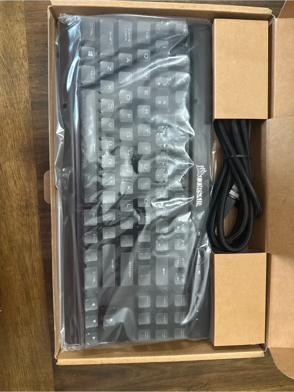 Corsair K65 LUX RGB Mechanical Gaming Keyboard Cherry MX Red Factory Refurbished